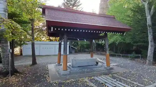 遠軽神社の手水