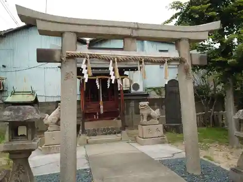 彌榮神社（岡御旅所）の鳥居