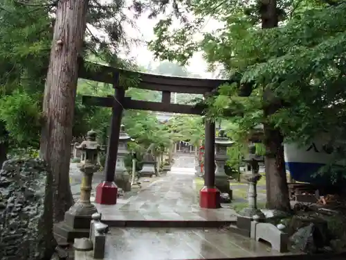 山口八幡宮の鳥居