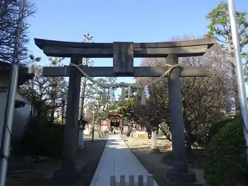 薭田神社の鳥居