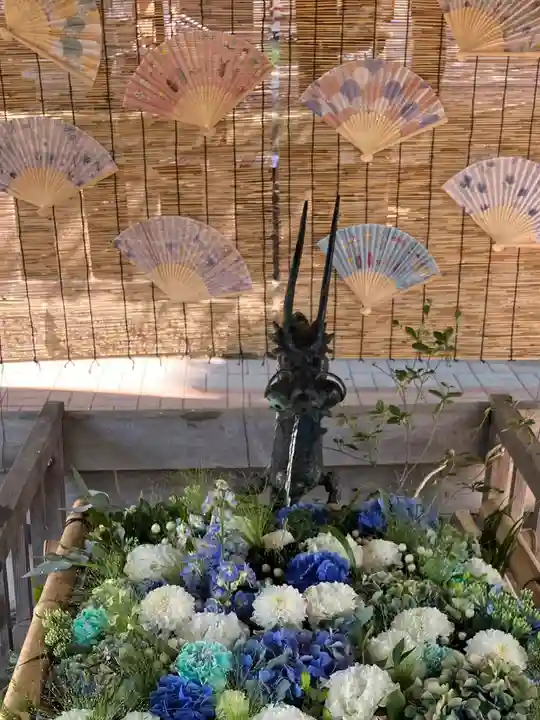 江南神社の手水舎