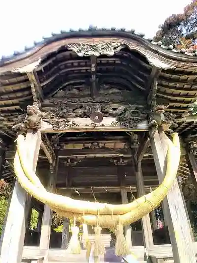 上内八幡宮の本殿