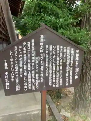 天神社（中村天神社）の歴史