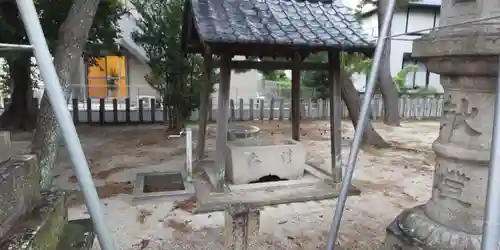 八幡社（北一色八幡社）の手水舎