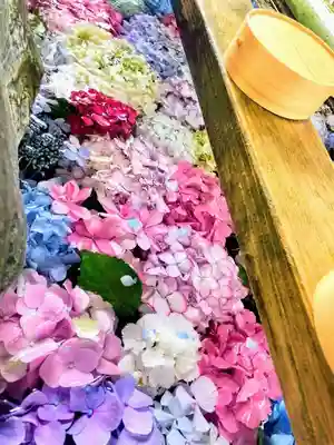 御裳神社の手水舎