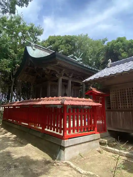 年毛神社の本殿・本堂