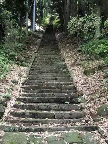 鳥海山大物忌神社蕨岡口ノ宮の景色