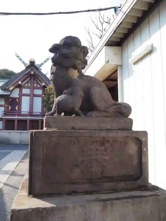 奥戸天祖神社の狛犬