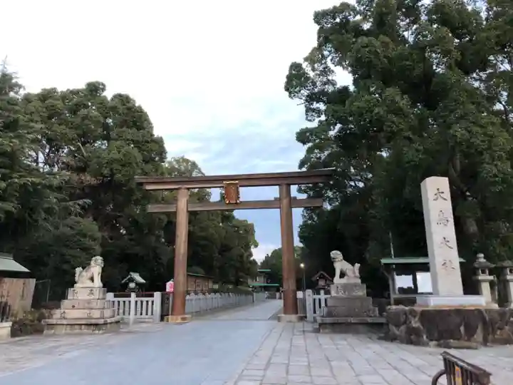 和泉國一之宮 大鳥大社の鳥居