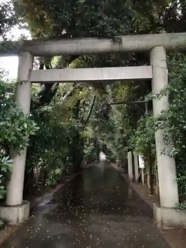 岩槻久伊豆神社の鳥居