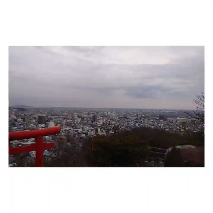 岐阜稲荷山本社の景色