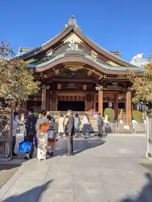 湯島天満宮の本殿・本堂