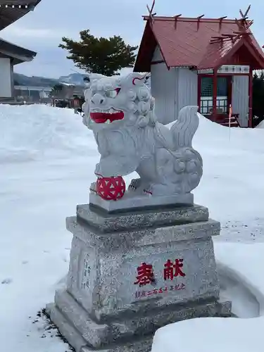 落部八幡宮の狛犬