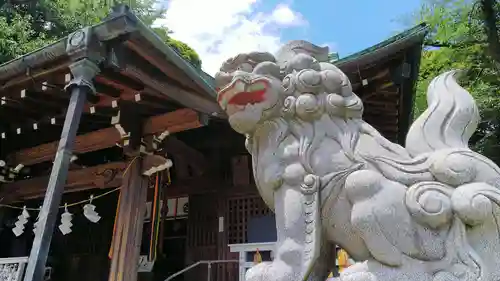 新倉氷川八幡神社の狛犬