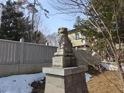 音更神社の狛犬