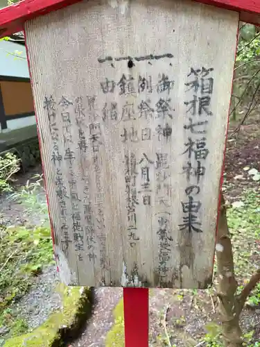 駒形神社（箱根神社摂社）の御朱印