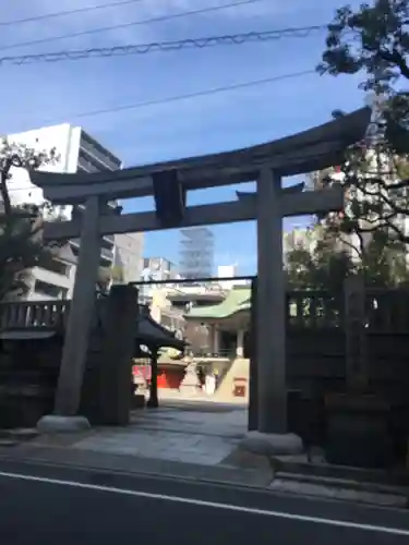 難波神社の鳥居