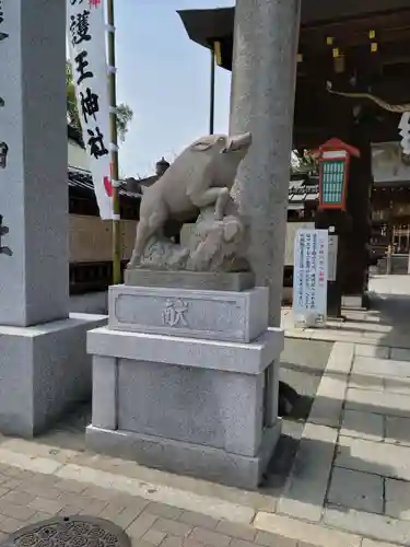 護王神社の狛犬