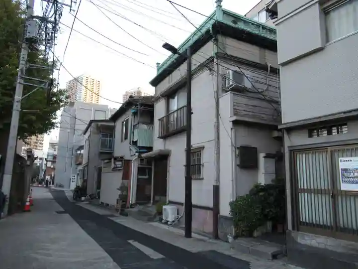 佃天台地蔵尊の周辺