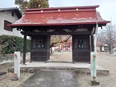 石和八幡宮(官知物部神社)の山門・神門