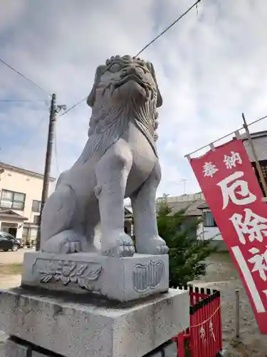 潮見ヶ岡神社の狛犬