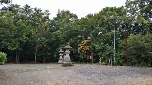 生田原神社の庭園