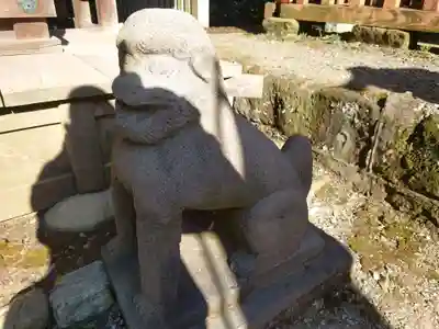 板倉雷電神社の狛犬