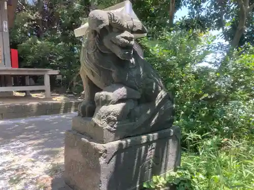 栗木神社の狛犬