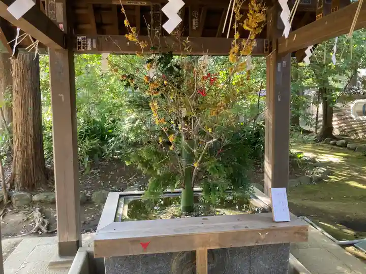 赤坂氷川神社の手水舎