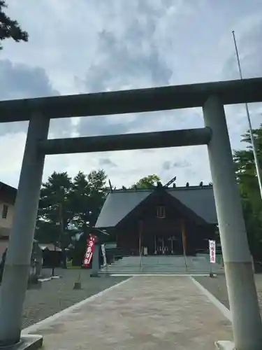 富良野神社の鳥居