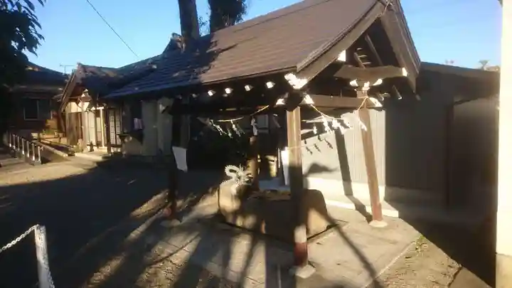 村國真墨田神社の手水舎