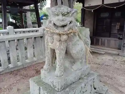 八幡神社の狛犬