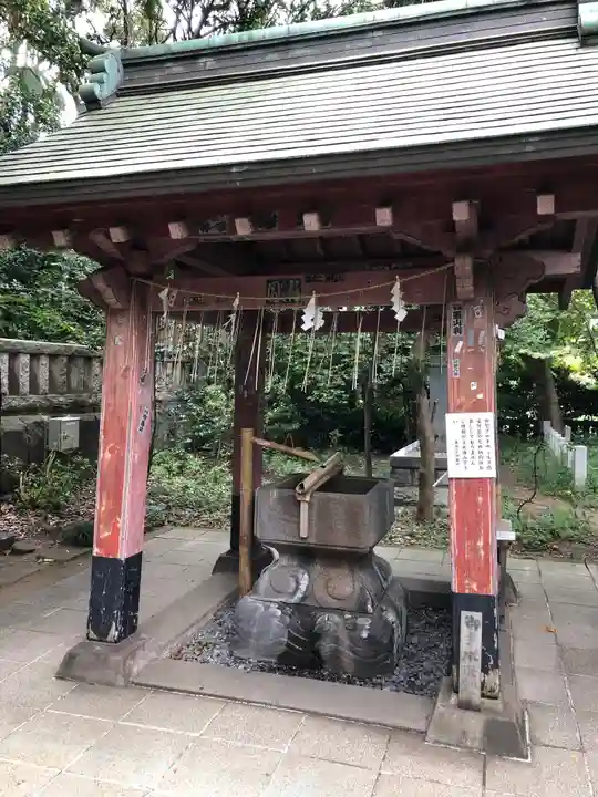 芝東照宮の手水舎