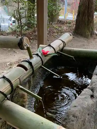 聖神社の手水