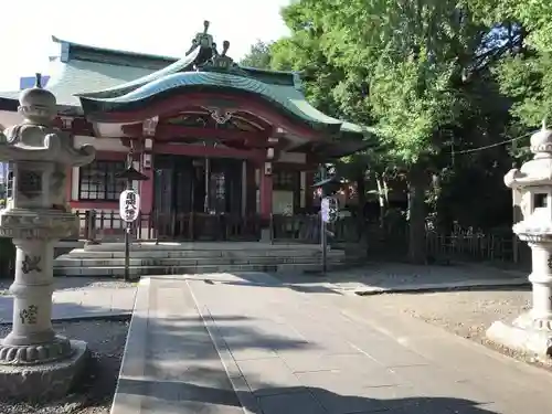 市谷亀岡八幡宮の本殿