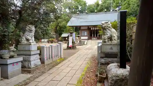 柴崎神社の狛犬