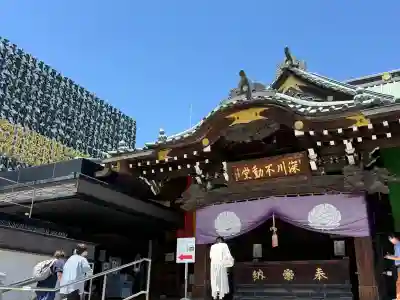 成田山深川不動堂（新勝寺東京別院）の{uncategorized: "未分類", other: "その他", undefined: "問題あり", building: "その他建物", grave: "お墓", sacred_gate: "鳥居", guardian: "狛犬", statue: "像", buddha: "仏像", history: "歴史", nature: "自然", garden: "庭園", animal: "動物", pagoda: "塔", temizu: "手水舎", mountain_gate: "山門・神門", sanctuary: "本殿・本堂", subordinate: "末社・摂社", art: "芸術", scenery: "景色", jizo: "地蔵", ema: "絵馬", goshuin: "御朱印", omikuji: "おみくじ", items: "授与品その他", amulet: "お守り", goshuincho: "御朱印帳", eats: "食事", festival: "お祭り", votive_dance: "神楽", shichigosan: "七五三参", wedding: "結婚式", experience: "体験その他", initially: "初詣", around: "周辺", anti_infection: "感染症対策"}