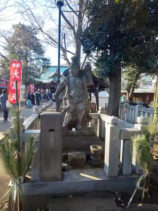 鬼子母神堂 (法明寺)の像