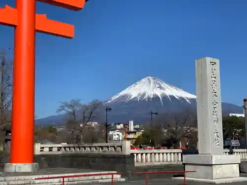 富士山本宮浅間大社の景色