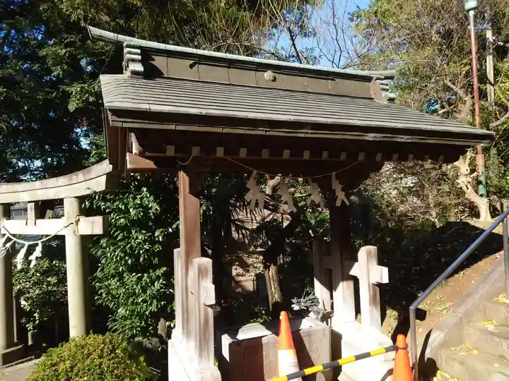 駒林神社の手水舎