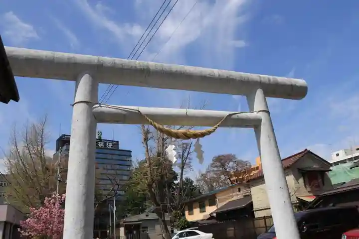 阿邪訶根神社の鳥居