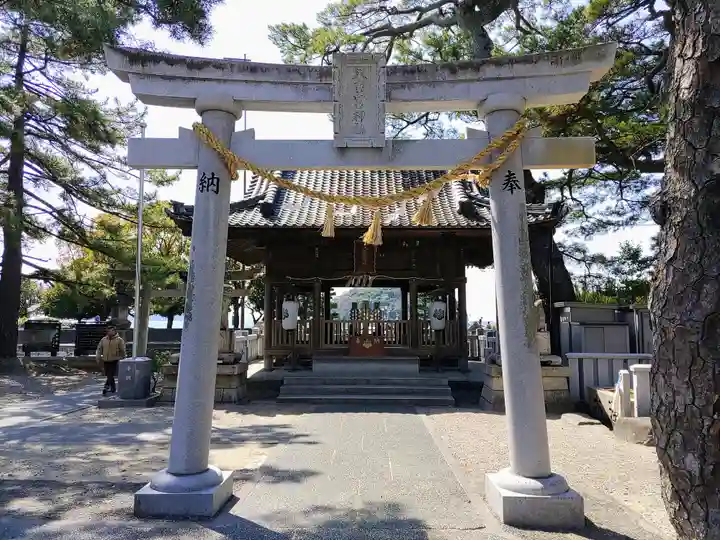 八百富神社の鳥居