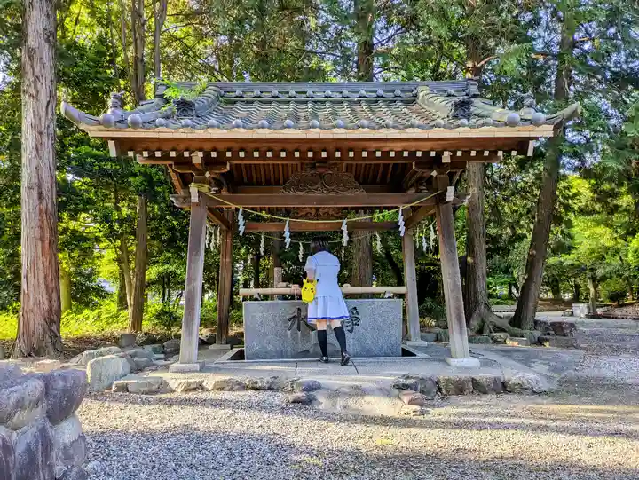 八幡社(柏井町)の手水舎