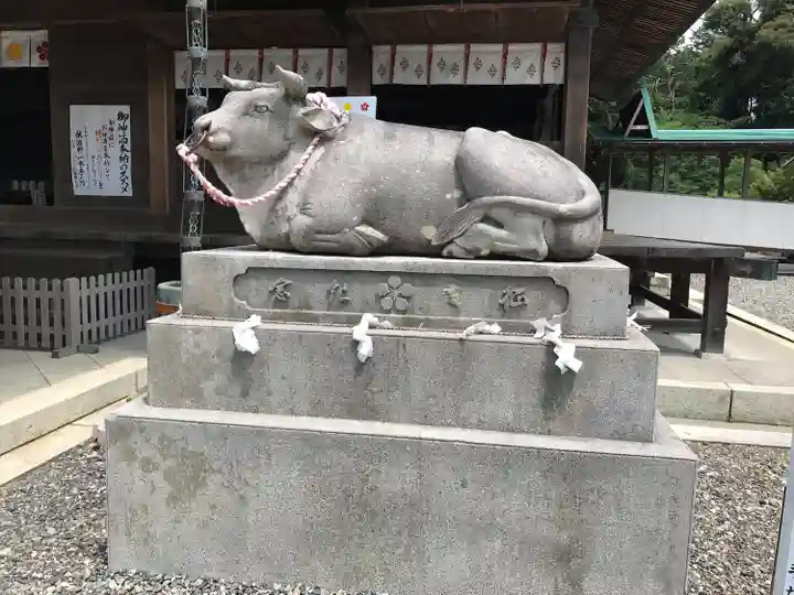 矢奈比賣神社(見付天神)の狛犬