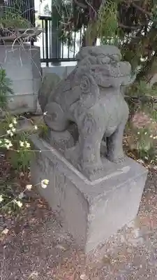 越谷香取神社の狛犬