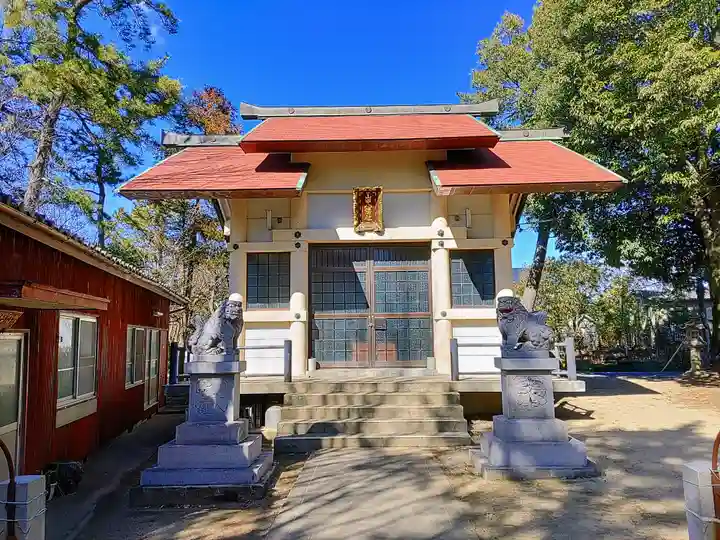 山中八幡社の本殿・本堂