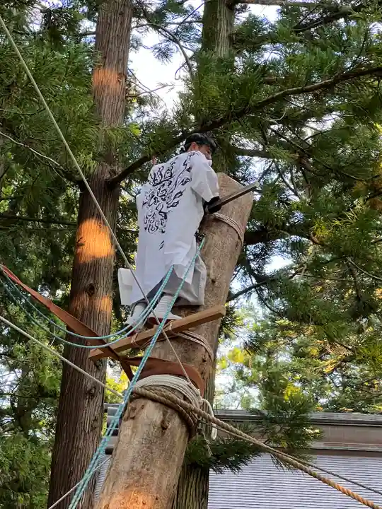 山家神社のお祭り
