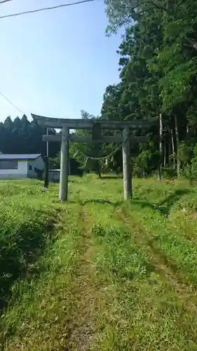 月山神社の鳥居