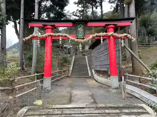 吉利倶八幡宮の鳥居