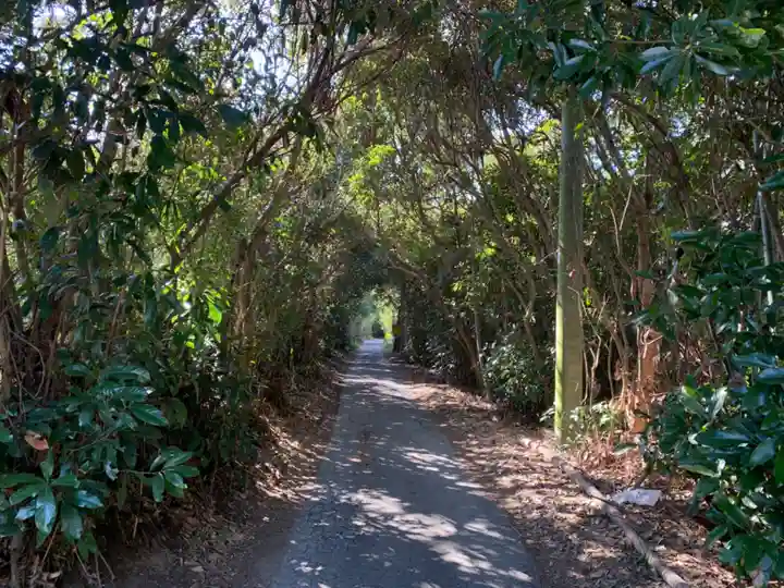 神社(名称不明)の周辺